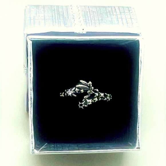 Disney Inspired 🧚‍♀️Tinkerbell🧚 S925 Sterling Silver Ring In Gift Box Size 7 - Picture 4 of 7